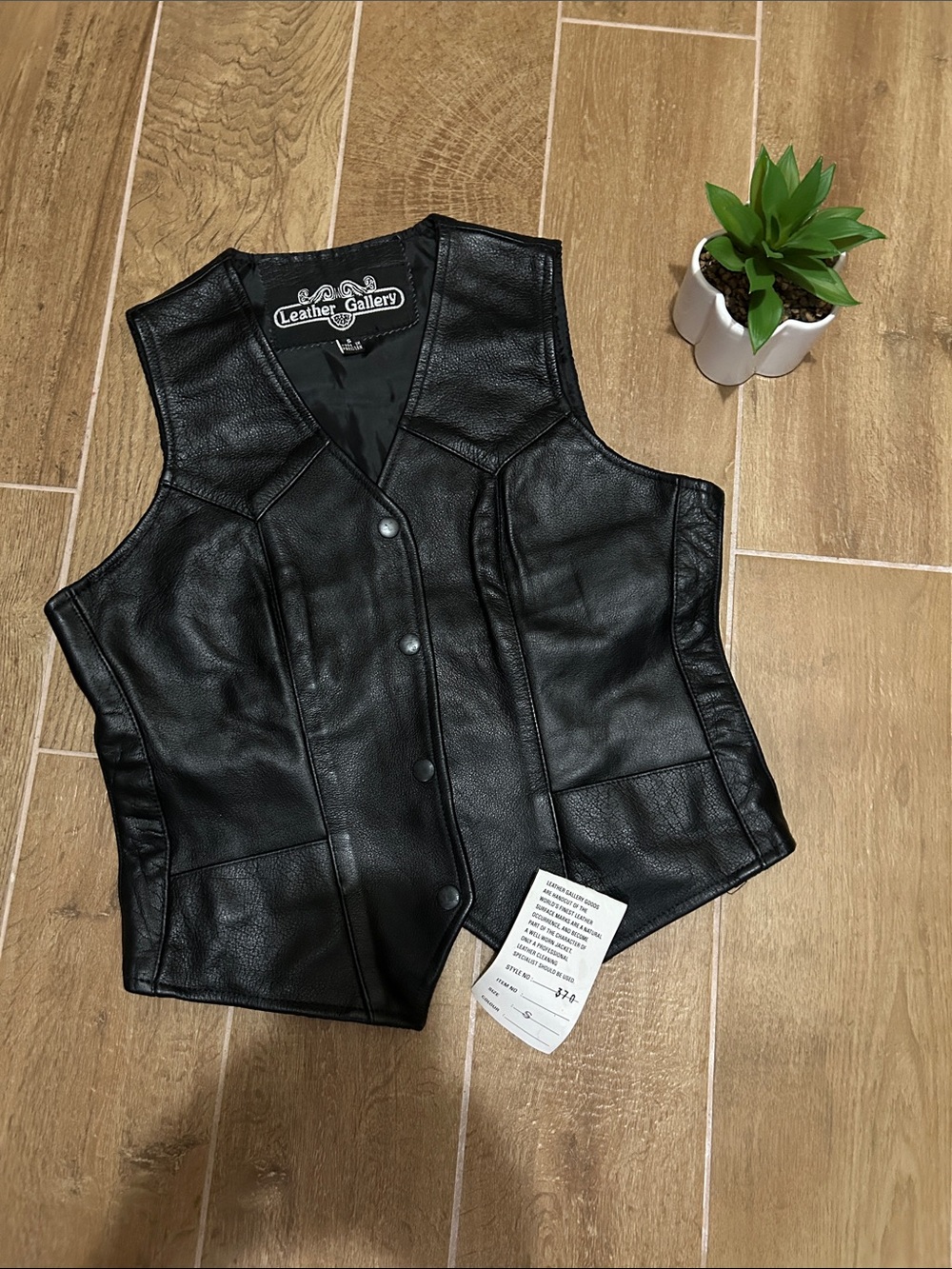 Leather Gallery Vest